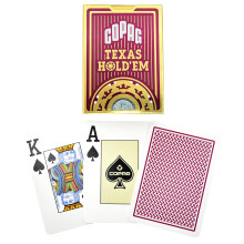 Copag Poker Size Jumbo Index Texas Hold'em Cards Single Deck (Red)