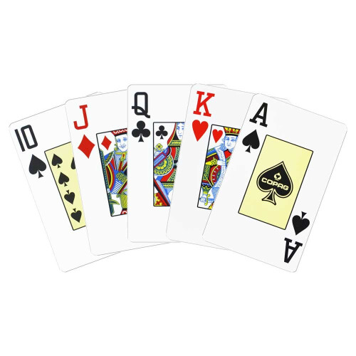 Copag Poker Size Jumbo Index Texas Hold'em Cards Single Deck (Red) 1