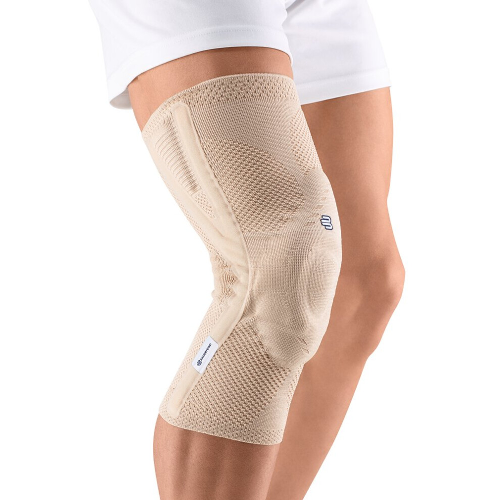 Bauerfeind - Genutrain P3 - Patella Knee Support - Pour Le D Salignement De La Rotule - Knee Gauche - Taille 5 - Nature De Couleur-image