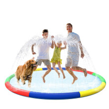 ODOSOLA 10,5 Fu groes Splash Pad fr Kinder im Alter von 48 Jahren, rutschfeste Baby-Splash Pads fr Kleinkinder, bergroe Kindersprinkler f