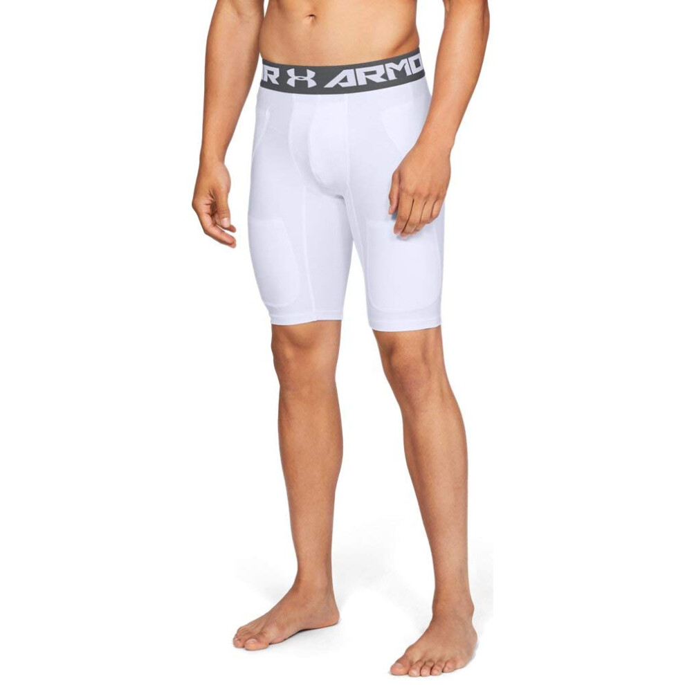 Photos - Protective Gear Set Under Armour Men's UA Football 6-Pocket Girdle SM White 1305375-10-S 