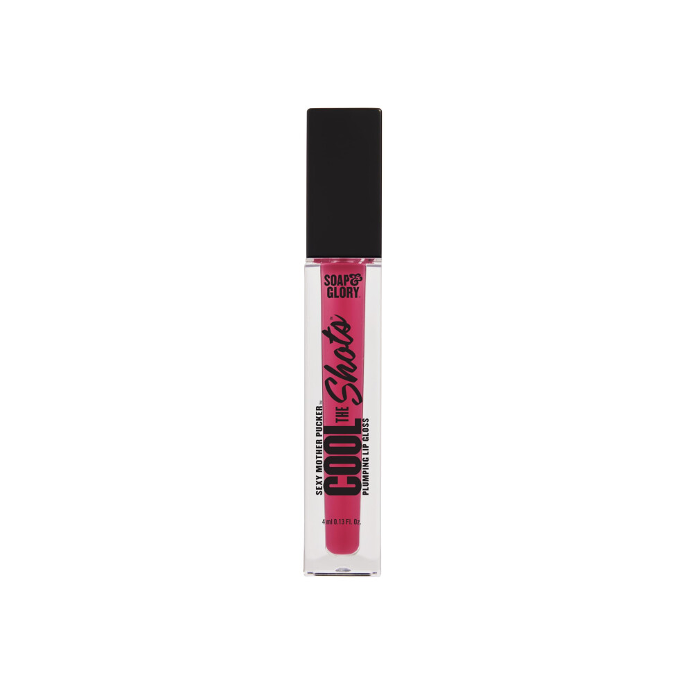 Soap & Glory SMP Cool The Shots Plumping Lip Gloss - Hydrating & Cooling Lip Plumper - Infused with Menthol & Vitamin E - High Shine  Glossy Finish -
