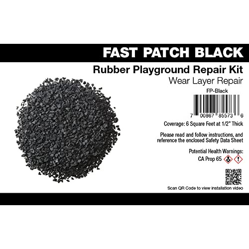 Patch rapide vers    le kit de r   paration de surfa   age de la place Fix Caoutching Playground (Black Standard) 1