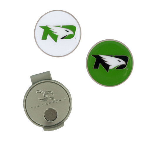 Team Effort North Dakota Fighting Hawks Κλιπ Καπέλου & 2 Μάρκες Μπαλών