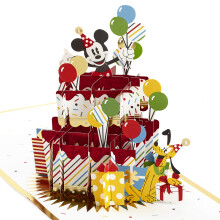 Hallmark Signature Paper Wonder Pop Up -syntympivkortti (Disney Mikki Hiiri ja ystvt)