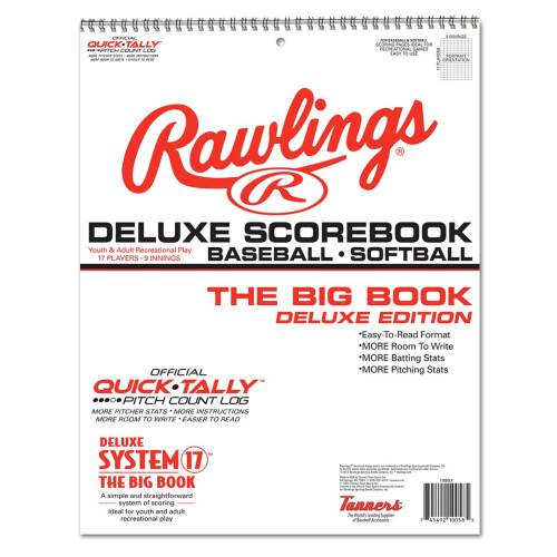 Rawlings | SYSTEM-17 Deluxe System Baseball/Softball-Punktebuch | Extragro    11""""x14""""