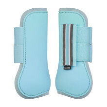 Stivali tendine anteriori di ORZE ADEPTO | Guscio resistente con fodera in neoprene - Blu del canale - cavallo
