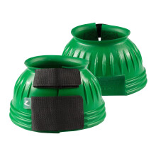 Horze No Gurn Examinacin de goma Botas de campana para caballos - Green - L