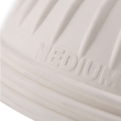 HORZE Double Closure No Turn Rubber Bell Boots - White - X-L 2