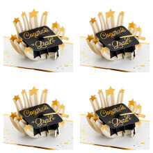 Hallmark Signature Paper Wonder Pop-Up-Abschlusskarten Grad Cap (4 3D-Karten mit Umschl gen)