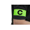 Kwik Goal Captain ""C""-armband groen 2