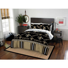 Northwest NFL New Orleans Saints Unisex-Erwachsene-Bett-in-a-Bag-Set, komplettes Rotary-Legacy