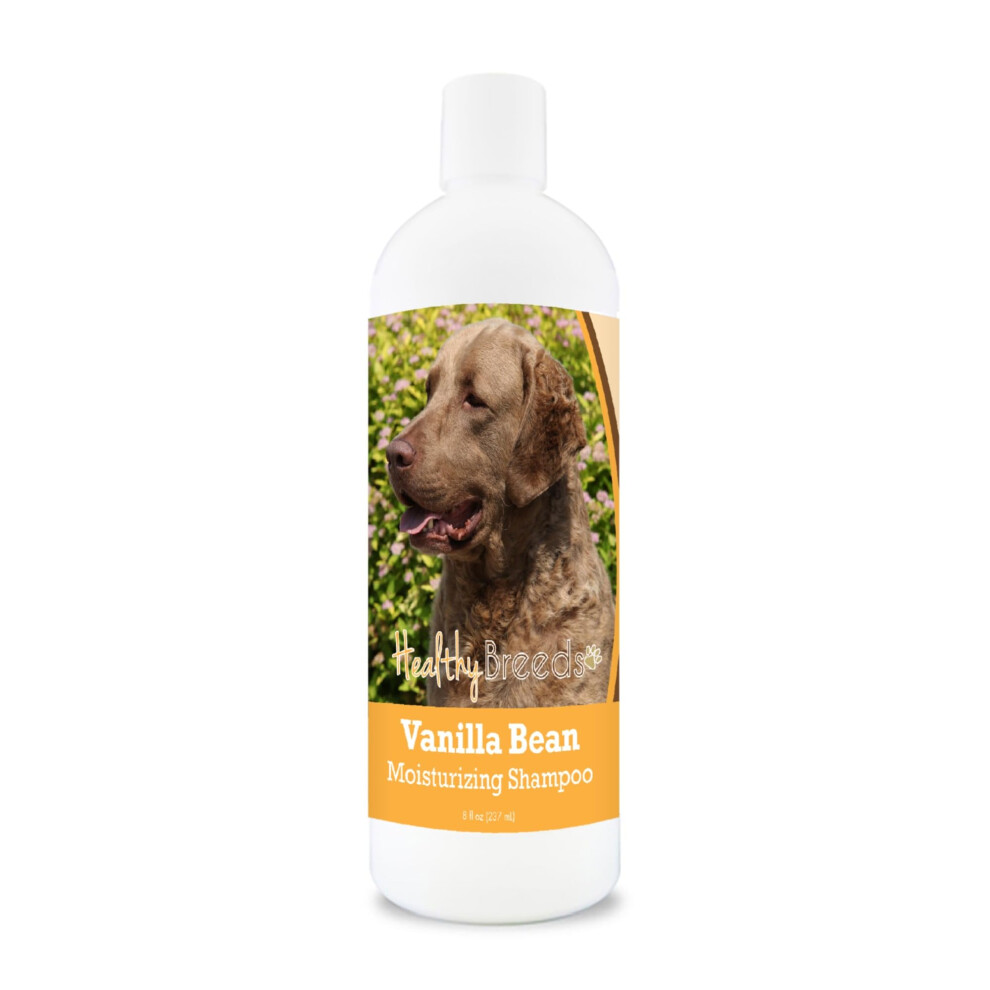 Races Saines Chasapeake Bay Retriever Vanilla Beans Hydrating Shampooing + Revitalisant - Avec Des Vitamines A D E + Huile De Noix De Coco - 8 Oz-image