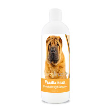 Healthy Breeds Chinesisches Shar Pei Vanilleschote Feuchtigkeitsshampoo + Sp   lung     mit Vitaminen ADE + Kokos   l     8 oz