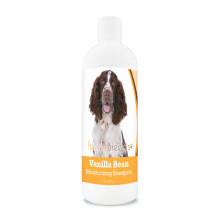 Shampoo Hidratante de Feijo de Baunilha Ingls Springer Spaniel de Raas Saudveis ????8 onas