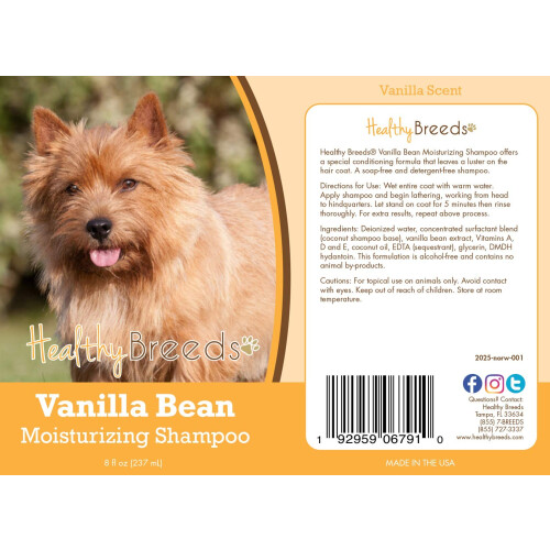 Friska raser Norwich Terrier Vanilla Bean Moisturizing Shampoo 8 oz 1