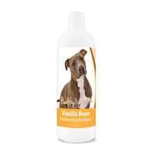 Razze sane pit bull vaniglia fagiolo shampoo + condizionatore - con vitamine a d e + olio di cocco - 8 oz