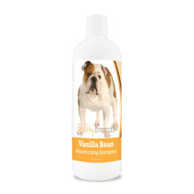 Healthy Breeds Bulldog Vanilla Bean Shampoo Hidratante Condicionador - com Vitaminas A D E leo de Coco - 8 oz