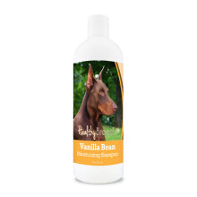 Healthy Breeds Dobermann-Pinscher, feuchtigkeitsspendendes Shampoo und Sp   lung mit Vanilleschote, mit Vitaminen ADE und Kokos   l, 237 ml
