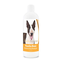 Razze sane in miniatura toro terrier vaniglia shampoo idrazionario + condizionatore - con vitamine a d e + olio di cocco - 8 oz