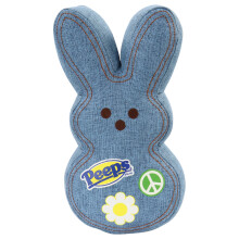 Dierlijke Avontuur | Zachte Bunny Peeps | 9" Verzamelaarspluche | Lichtblauwe Denim Bunny