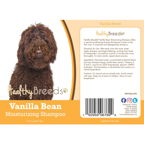 Friska raser Labradoodle Vanilla Bean Moisturizing Shampoo 8 oz 1