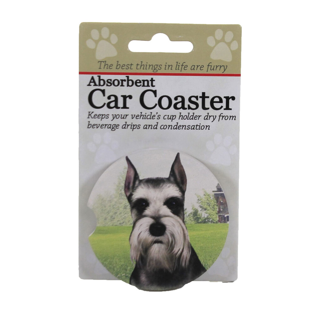 E&S Pets Schnauzer Coaster 3 """" X 3 """"-image