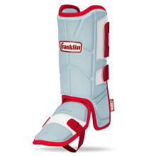 Franklin Sport Baseball + Softball Leg Guard - PRT Series Youth Shin + Foot Shield for Batting - Protective Leg + Ankle Guard with Toe Plate - Ri