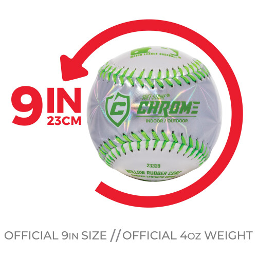 Franklin Sports MLB Soft Strike Metallic Tee Ball, Colori Vari (12 Pezzi) 1