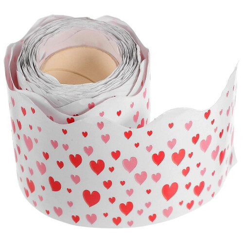 1 Roll Bulletin Borders Stickers Valentine's Day Accessories Border Decoration