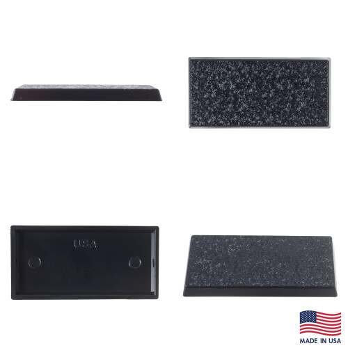 EasyPegs 25x50mm Textured Plastic Rectangular Bases Wargames Table Top Games 60 Count 1