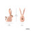 Umbra Umbra Anigram Bunny Ring Holder til smykker Kobber 3