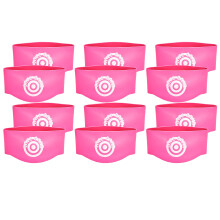 Unik Sports Unisex-Ungdomsstrrelse Bands Fodboldklompe Blondebetrk (6 par) Neon Pink
