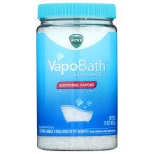 Vicks, VapoBath, Bade-Kristalle, Beruhigende Dämpfe, 15 oz (425 g)