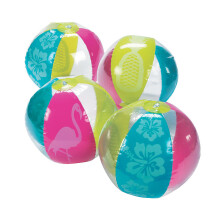 Sommerspa    Tropische Strandb   lle     12er-Set     Strandspielzeug f   r Poolpartys