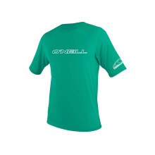 O'Neill Wetsuits Youth Basic Skins UPF 50+ Kurzarm-Sonnenhemd Seaglass 10
