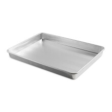 Nordic Ware Prism 21x15 cali Bardzo duza blacha do pieczenia Pojemnosc XL Teksturowane naturalne aluminium Do pieczenia Pieczenie Pieczenie