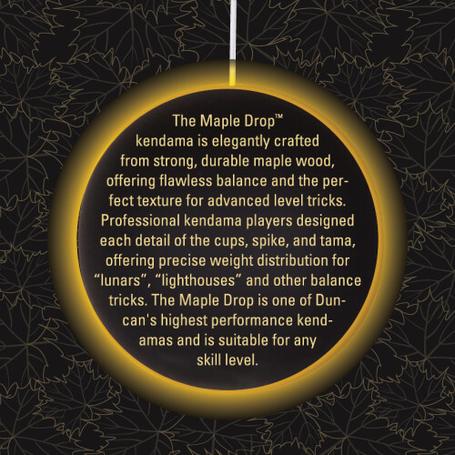 Duncan Toys Maple Drop Pro Kendama Yellow 1