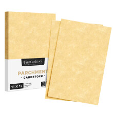 Briefpapier, Pergamentkarton, schönes Papier, 65 lb, Einbandkarton, 27,9 x 43,2 cm, 50 Blatt pro Packung (neues Champagner)