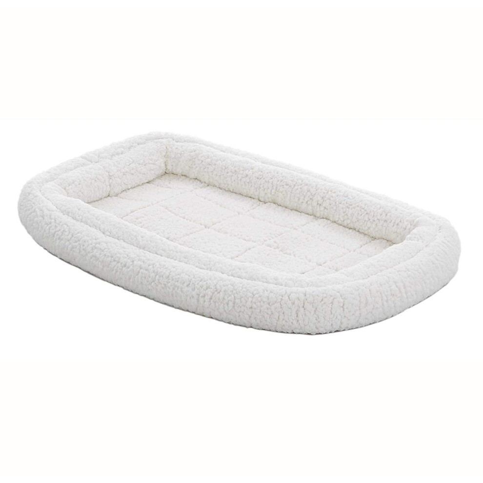 MidWest Homes for Pets Double Bolster Pet Bed | 22-Inch Dog Bed Ideal for XS Dog Breeds & fits 22-Inch Long Dog Crates-image-OPC-PGDDW68-NEW