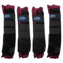 Stivali di spedizione stabile a cavallo equino professionisti avvolgenti anteriori posteriori 4 pk cure gambe premium 4120bg