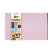 Neater Pet Brands Neater Mat Pet Mats for Food and Water Cat & Dog Bowl Mat Waterproof Silicone Feeding Tray Dog Food Mats for Floors Placema
