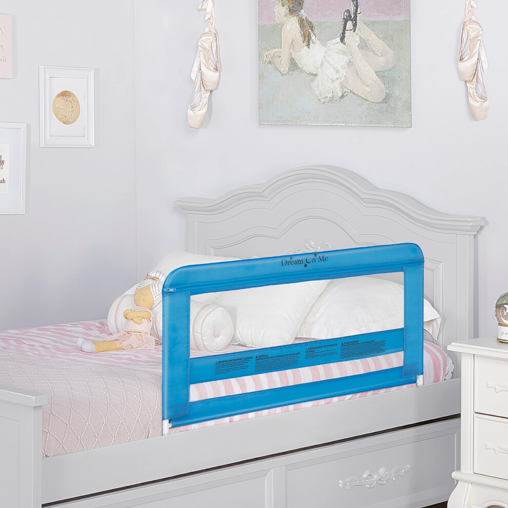 Lilibet Mesh Safety Bed Rail In For Twin Full And Queen Size Bed Bed Rail For Toddler Blue Dream On Me
