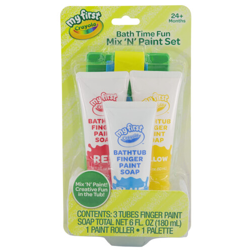 Crayola Crayola Badborstel- en vingerverfzeepset
