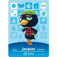 Jacques Nintendo Animal Crossing Happy Home Designer Series 4 Amiibo-Karte 370