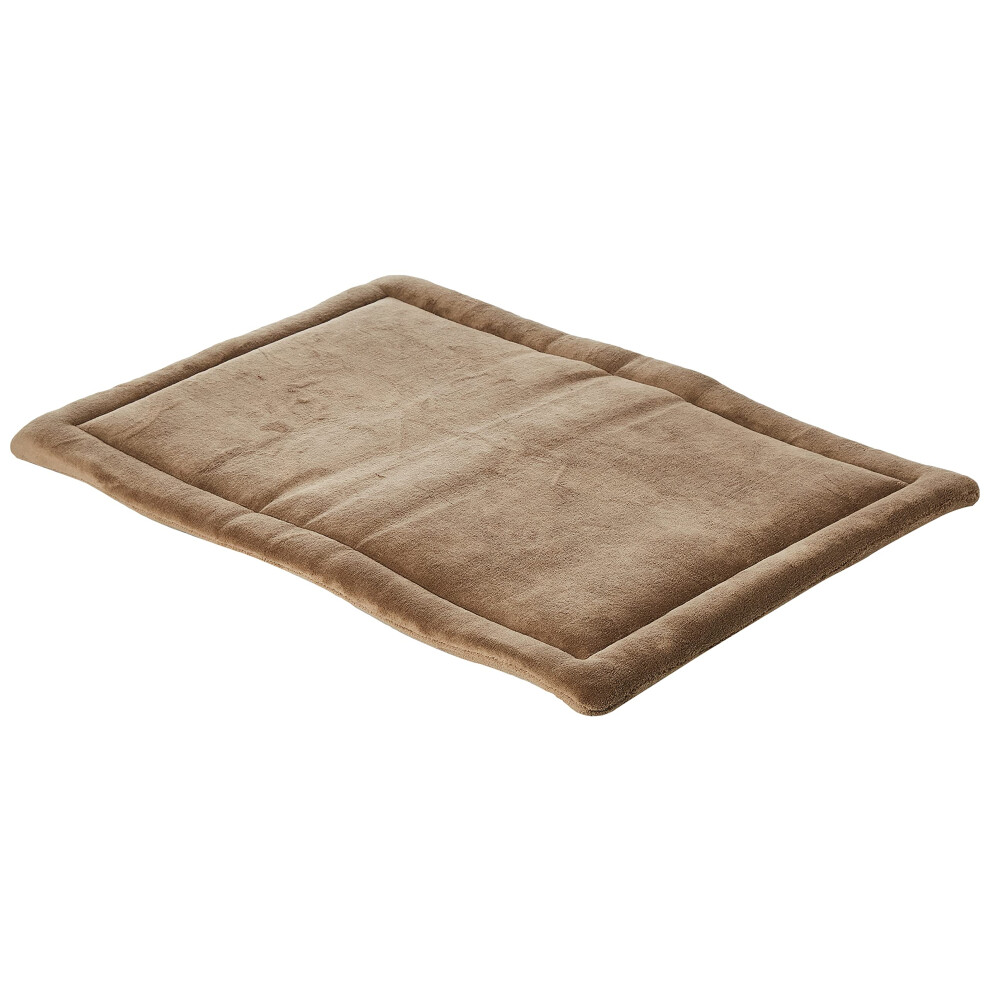 Midwest Homes for Pets Deluxe Micro Terry Pet Dog Bed & Crate Taupe