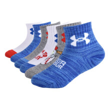 Under Armour Baby Boys Multi Pack Quarter Sock Baseball Blue 12-24 kk USA