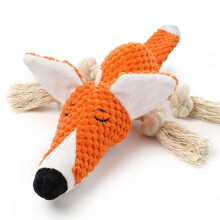 Sedioso Large Dog Toys Cute Squeaky Dog Toy Stuffed Animal Plush Toys for Puppies Durable Dog Chew Toys for Small Middle Large Breed (Orange(F