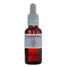 LIVING LIBATIONS - Organiczny odzywczy olejek do wlosw z pokrzywa Crowning Glory | Natural Wildcrafted Vegan Clean Beauty (1 uncja | 30 ml)