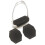 Millenium Super Comfort Wrap-around Stirrup Iron Pads Black 4.75 1